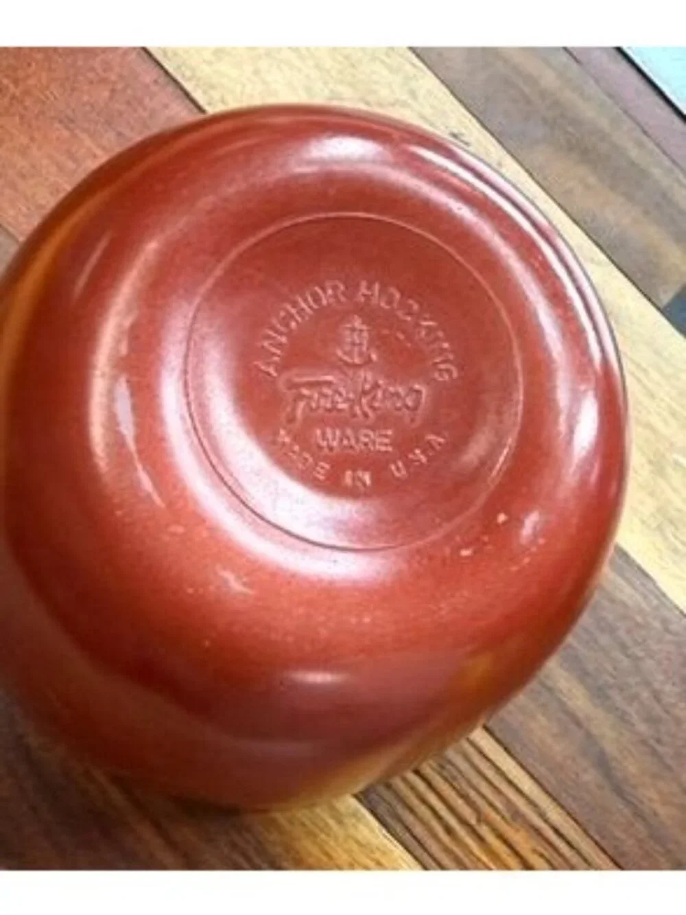 Vintage Anchor Hocking- Fire King- bowl-made in USA